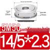 Dual-Sided Flat Timing Pulley: 5M50 Teeth, Width Options 11/16/21/27AF, Bore Size 8-30.