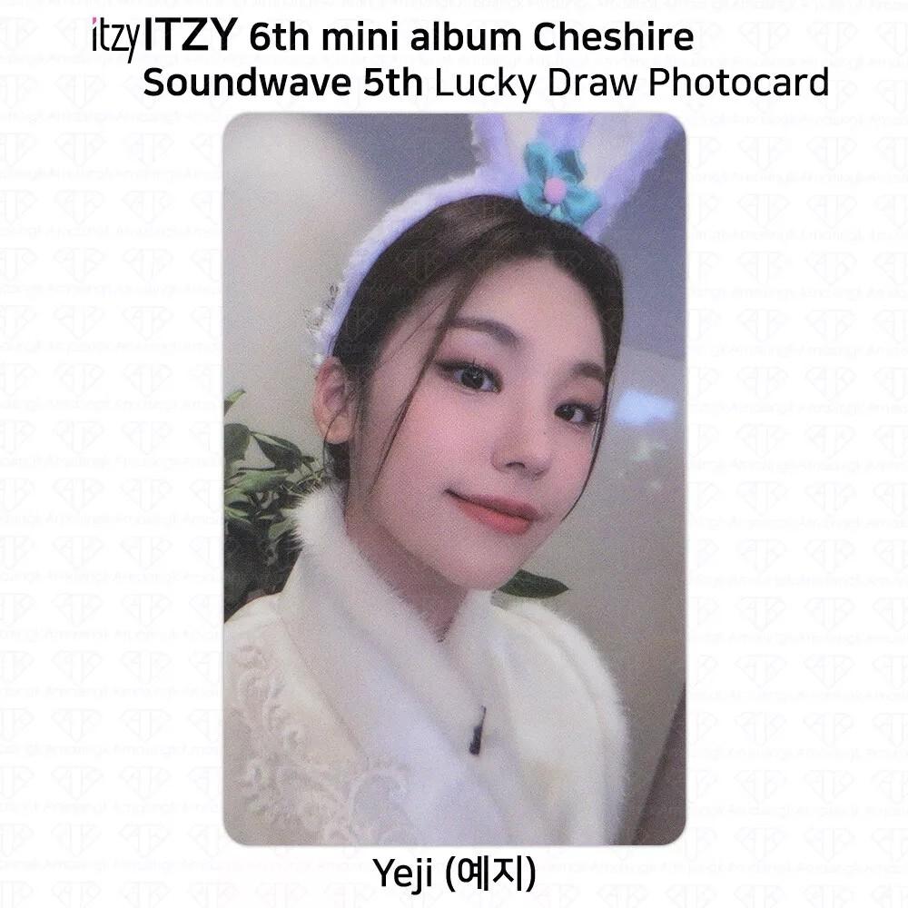 

ITZY 6-й мини-альбом Cheshire Soundwave 5-я версия фотокарточки с лотереей при удачном розыгрыше Yeji - A