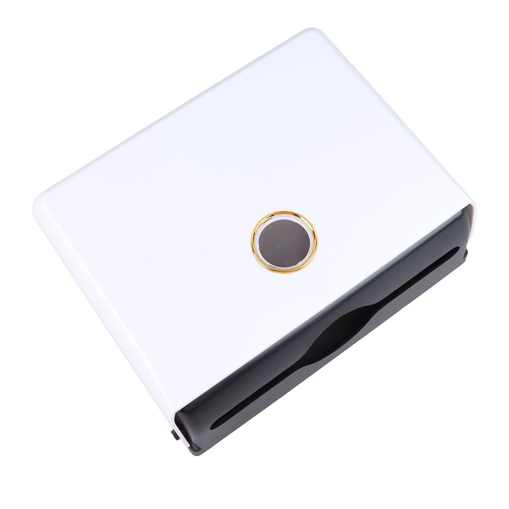 Wall Mounted Tissue Box Plastic White Wearproof Easy To Clean Wall Hanging Tissue Holder for Home