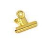 Gold Round Metal Clip 31mm Stainless Steel Stationery and Snack Sealing Clip