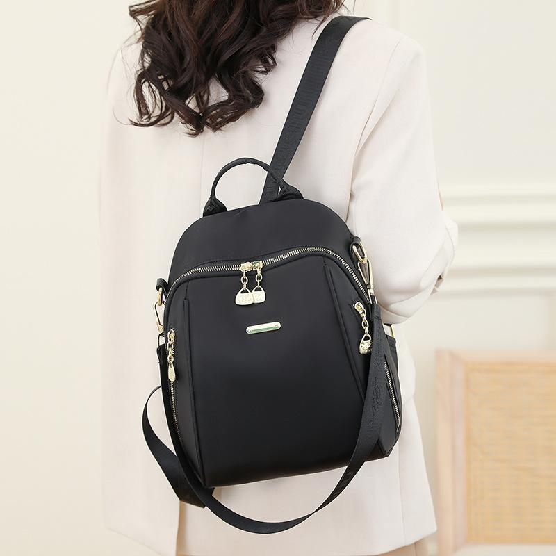 New Fashion Women's Backpack Trend Single Shoulder Oblique Span Backpack Versatile Multi-pocket Backpack Women