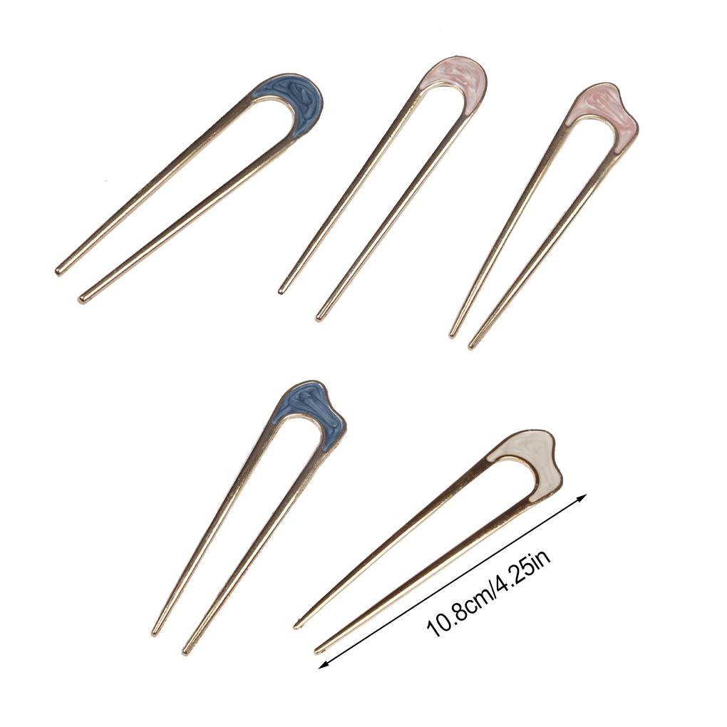 U-Form Stirnbänder Schlichtheit Mädchen Modeln Eleganter Stil Metall Frauen Gabel Leichtgewicht Tragen Hochzeit Haarstab Teenager Benutzen