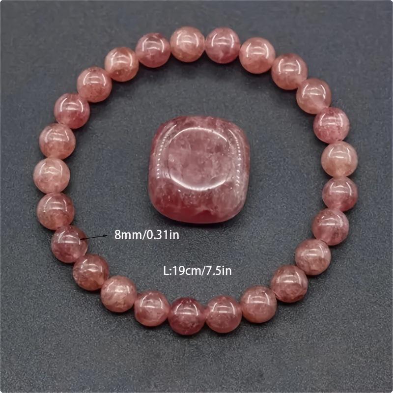 6/8mm Reiki Blue Apatite Bead Bracelet Men Women Natural Stone Blood Circulation Stimulate Enthusiasm Health Care Couple Jewelry