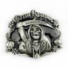 Men's Trendy Red Retro Skull Punk Belt Buckle