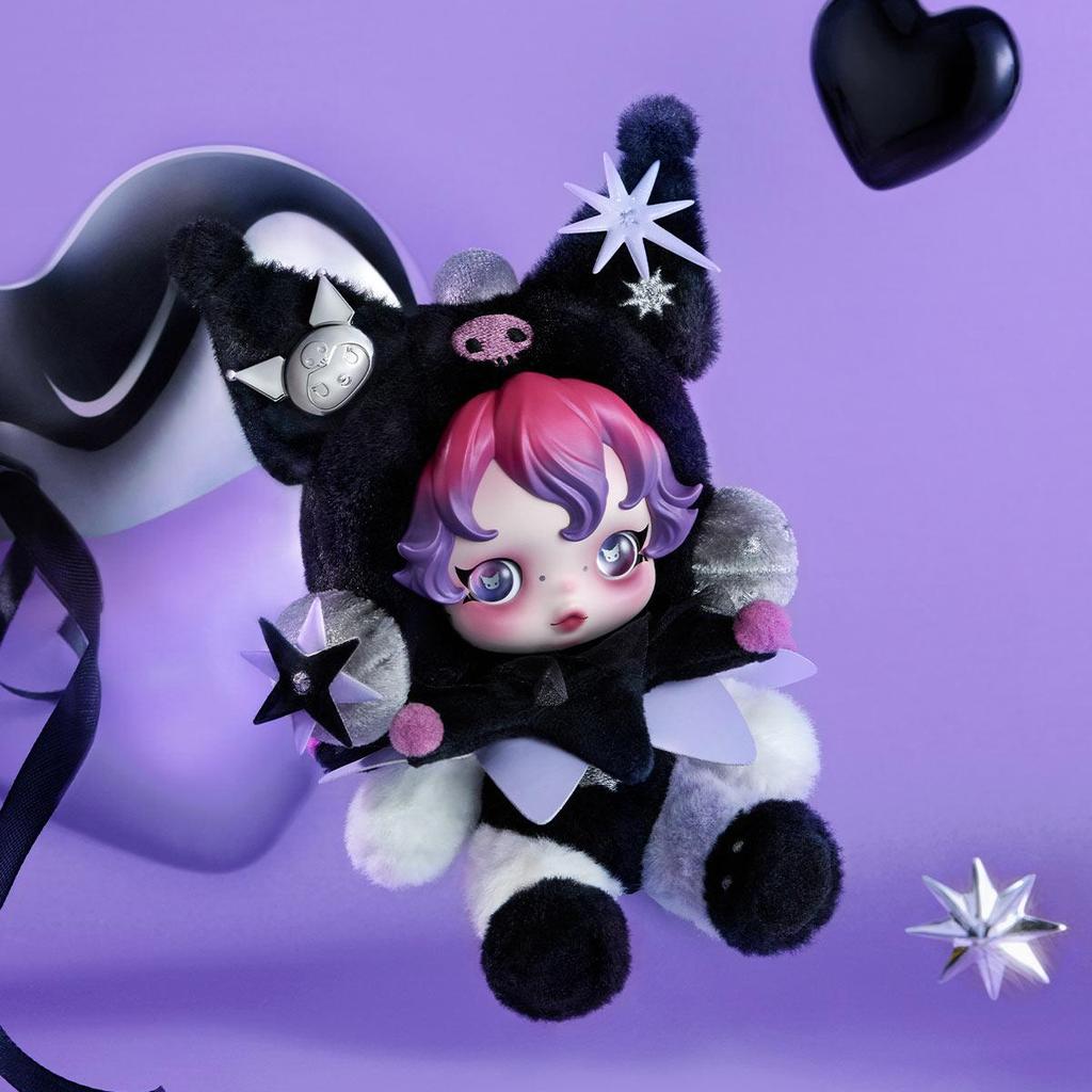 POP MART SKULLPANDA × KUROMI Plush Toy Dolls
