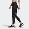 Adidas Performance Logo Fitness Running Leggings Women Bottoms Black FI4630