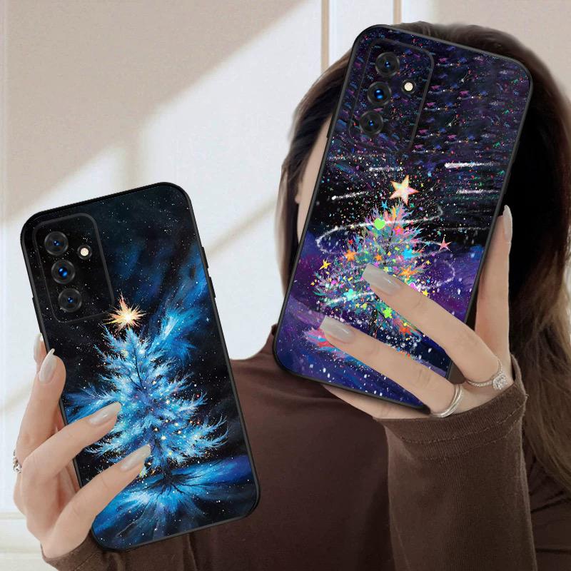 Best for Christmas Star For Samsung S20FE S21 22 23 FE 24 Plus 25 Ultra Galaxy M23 32 34 35 52 53 54 55 Silicone Soft Phone Case