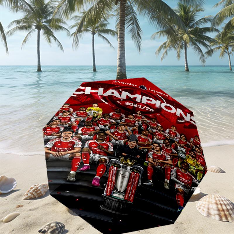 football team.C Print Umbrella Automatic Opening/ Closing - Portable Foldable Design - Daily use for Travel/Outdoor - Gift for Birthday