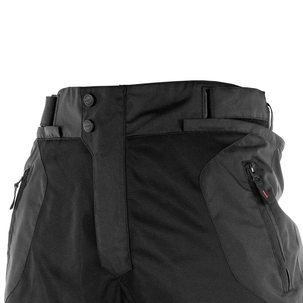 KOMINE PK-7453 Full Armored Mesh Pants for Motorcycles, Men's, Black, Size XS (07-7453)