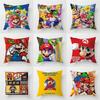 Super Mario Pillow Case Game Studio Decoration Pillowcase Living Room Sofa Cushion Cover Bedroom Room Home Decoration