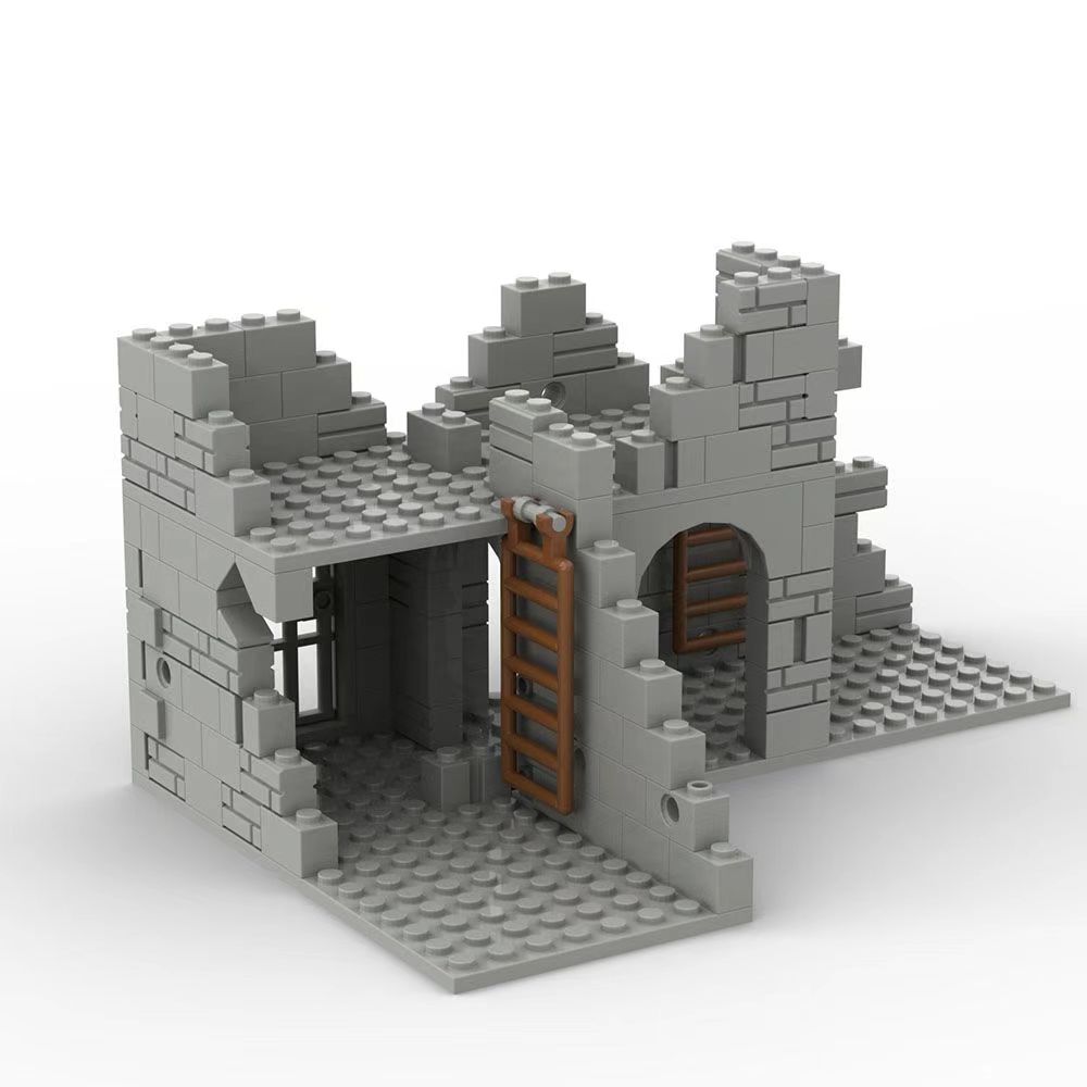 High-Quality Ww2 High-Quality Ruins High-Quality Constructions High-Quality Building High-Quality Blocks Army Style High-Quality Battlefield