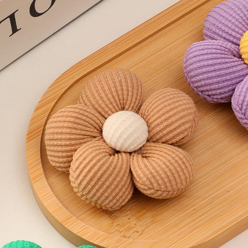 

Ткань ручной работы, милые цветные аппликации с цветочной подкладкой для головных уборов «сделай сам», шпилька для одежды, нашивки для одежды, аксессуары для украшения ремесел