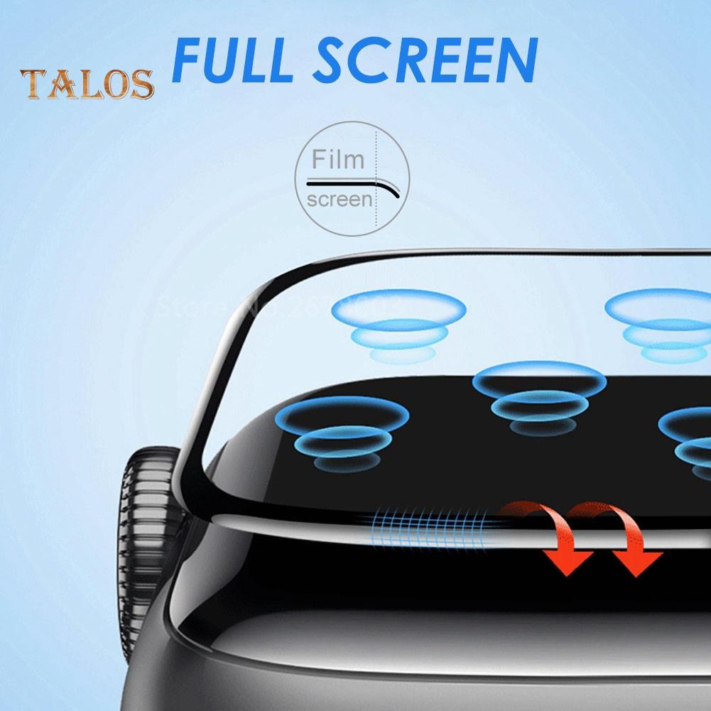

Talos изогнутая защитная пленка из закаленного стекла для iWatch 1/2/3/4/5 40 мм 44 мм 42 мм