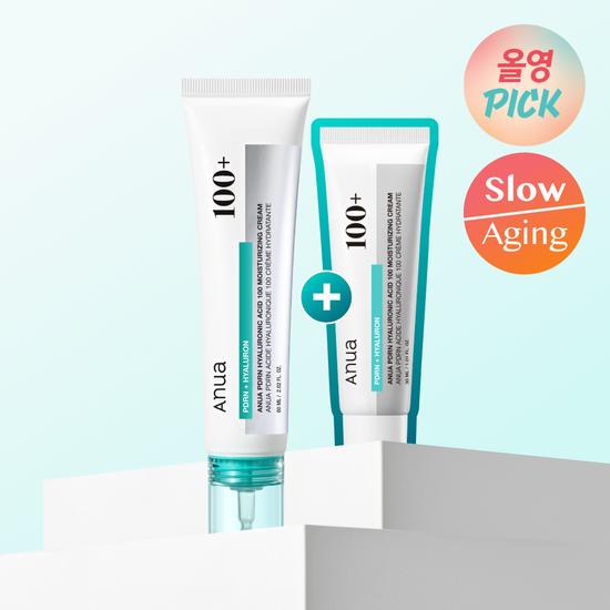 Anua PDRN Hyaluronic 100 Moisture Cream 60mL + 30mL Special Set
