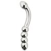 Stainless Steel Double Fake Dildo G Spot Anal Beads Butt Plug Metal Heavy Dildo Anal Plug Vaginal Female Sex Toy Women