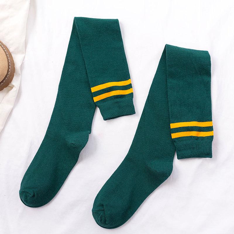 Women's Over-the-Knee Socks: College Style Japanese/Korean Mid-Calf Long Socks for Spring and Autumn