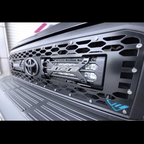 IPF Fog Lamp Specially Designed for the New Land Cruiser 70 Light with Installation Grille for Double Row Stays, LG-001, Bar, 10-inch (612RJ)