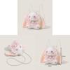 Cartoon Rabbit Lolita Mini Shoulder Bag With Pearl Chain For Daily Use