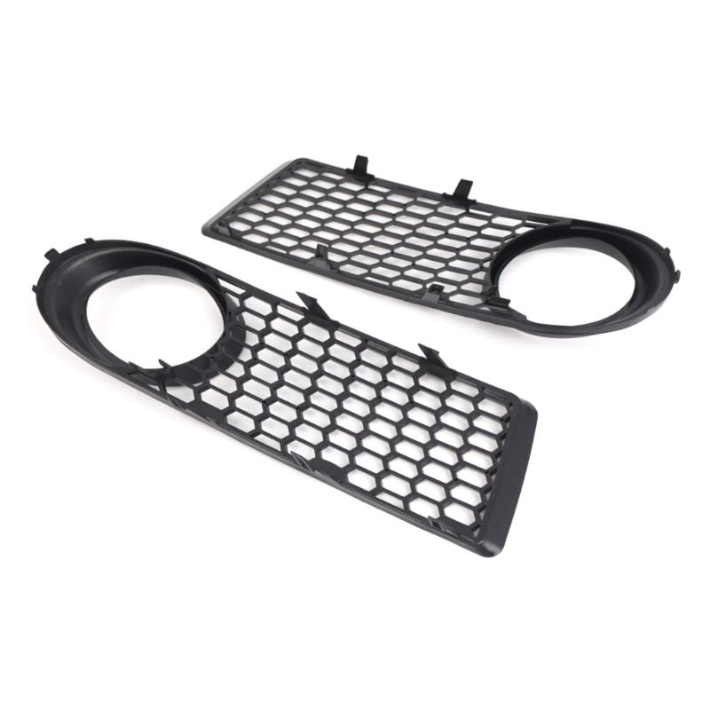 Car Exterior Left Right Front Bumper Grilles Foglight Lower Grilles Lamp Frame Cover for 1C0807683A 1C0807684A 2006-2010