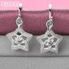 925 Sterling Silber AAA Zirkon Stern Ohrringe Hochzeitsschmuck