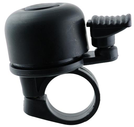 Mini Aluminum Bicycle Bell Loud Black