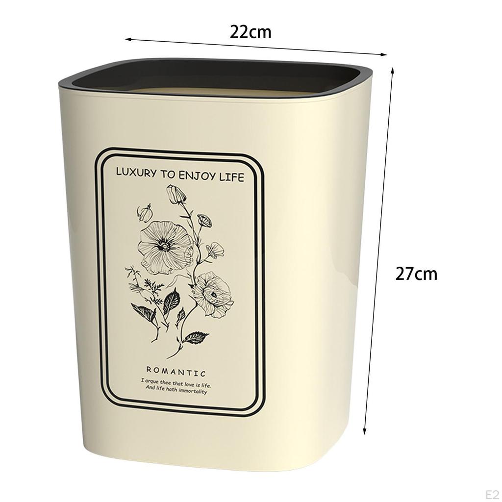 Mülleimer, Mülleimer, Papierkorb, Mülleimer für Gästetoilette, Küche, Wohnheim
