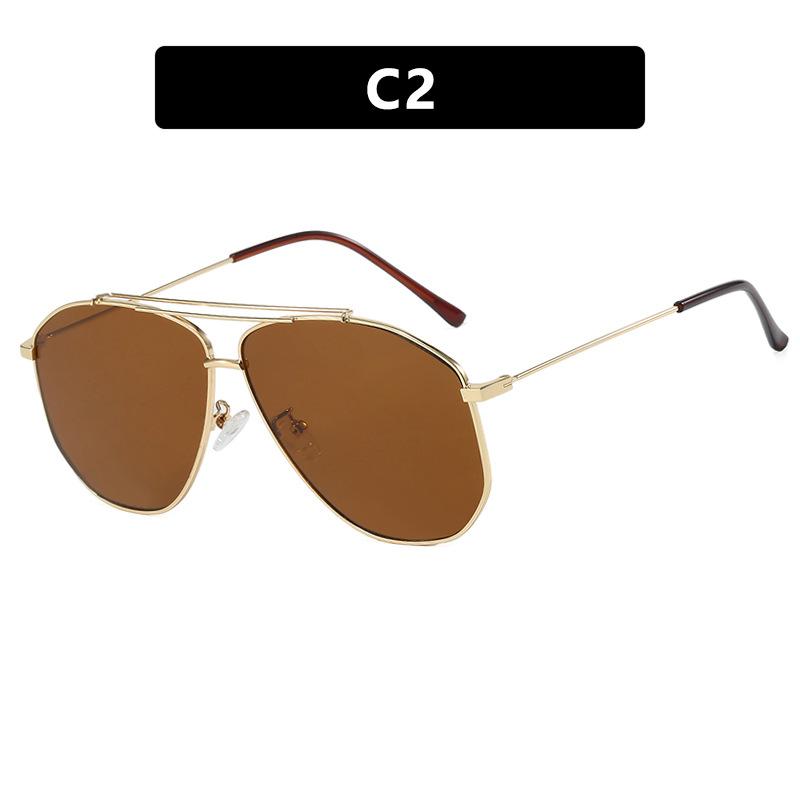 Toad Shaped Sunglasses Large Frame Fashion Trendy Sunglasses Metal UV400 Sunglasses
