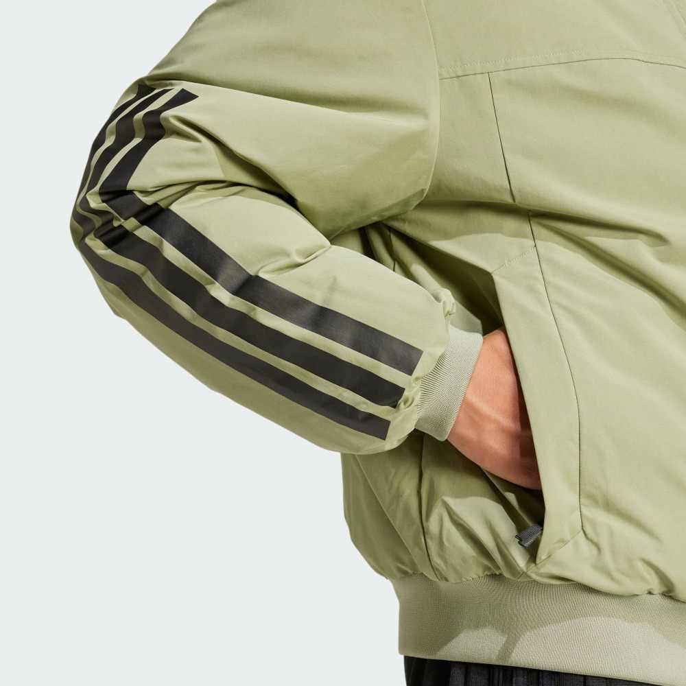 Adidas Sports Lifestyle Series Warm Windproof Hooded Puffer Jacket Men Jackets Tent-Green JG3843
