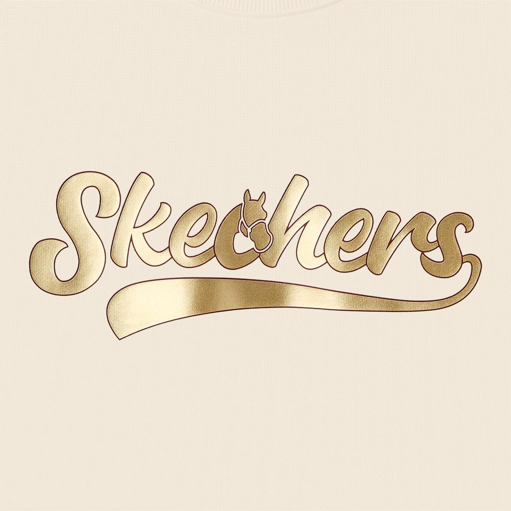 Skechers Knit Sweatshirt Pullover Breathable Round Neck Long Sleeve Unisex tops L126U049-01SV