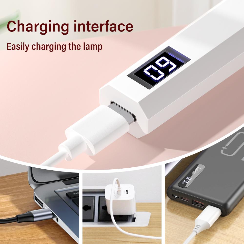 YIKOOLIN Handheld UV/LED Light for Nails 12W Portable Mini UV Light for Gel Nail 2 Timer Setting LED Nail Lamp Home Use