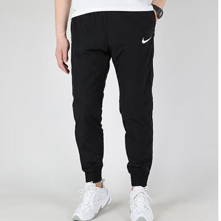 Nike Woven Training Soccer Long Pants Men Bottoms Black CJ2494-010