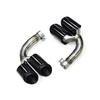 Volkswagen Touareg (04-24) Quad Square Outlet Black Exhaust Tailpipe