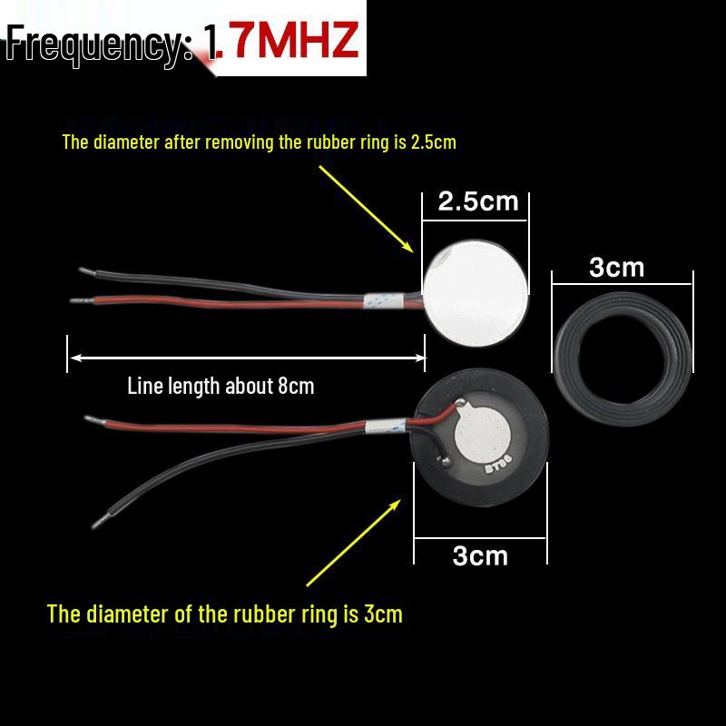 Ультразвуковой осциллятор увлажнителя: Микропористый керамический преобразователь со стальным листом (20/25 ММ)