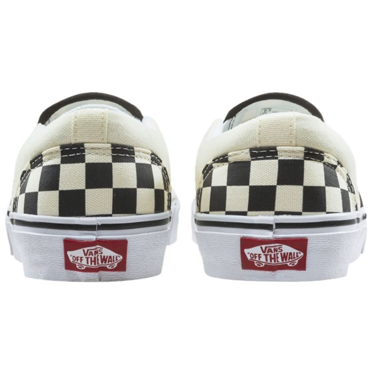 Vans Asher Rutemønstret Unisex Sneakers Krem Svart Naturfarget VN000SEQIPD