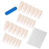 Jelly Gum Fake Nails with Skin Tone Gradient, Ballet Water Drops, Various Nail Tablets, Nail Art Patches, Wear Nail Box Packaging