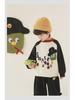 Wulibuyi 2025 Boys' Long-Sleeve Cartoon Snake Sweater – Warm Winter Knit