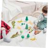 Toyvian 2pcs Simulation Gecko Miniature Animals Tablescape Decor Toys for Toddler Fake Reptile Rubber Lizard Statues Tricky Gecko Toys PVC Animal