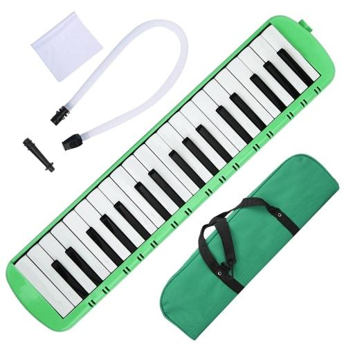 Kyoritsu 37-Key Melodica Kit for Students (Green)