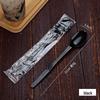 OIMG Disposable Black Stirring Spoons
