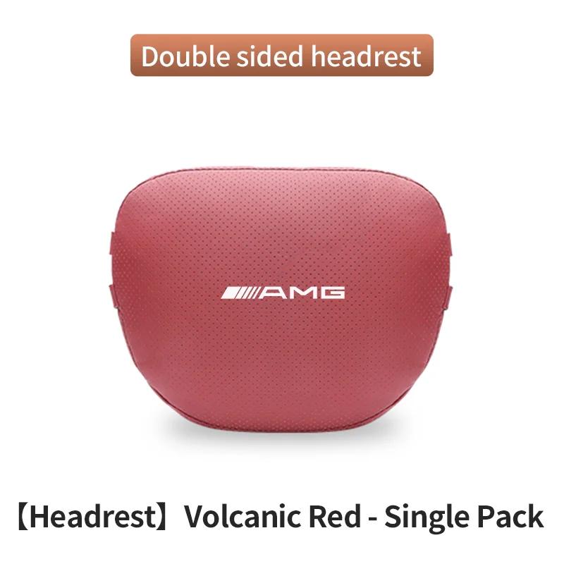 Car Sticker Car Headrest Neck Support Lumbar Rest Cushion Neck Pillow For Mercedes-Benz AMG A C E S V Class Sprinter GLC ML SLK