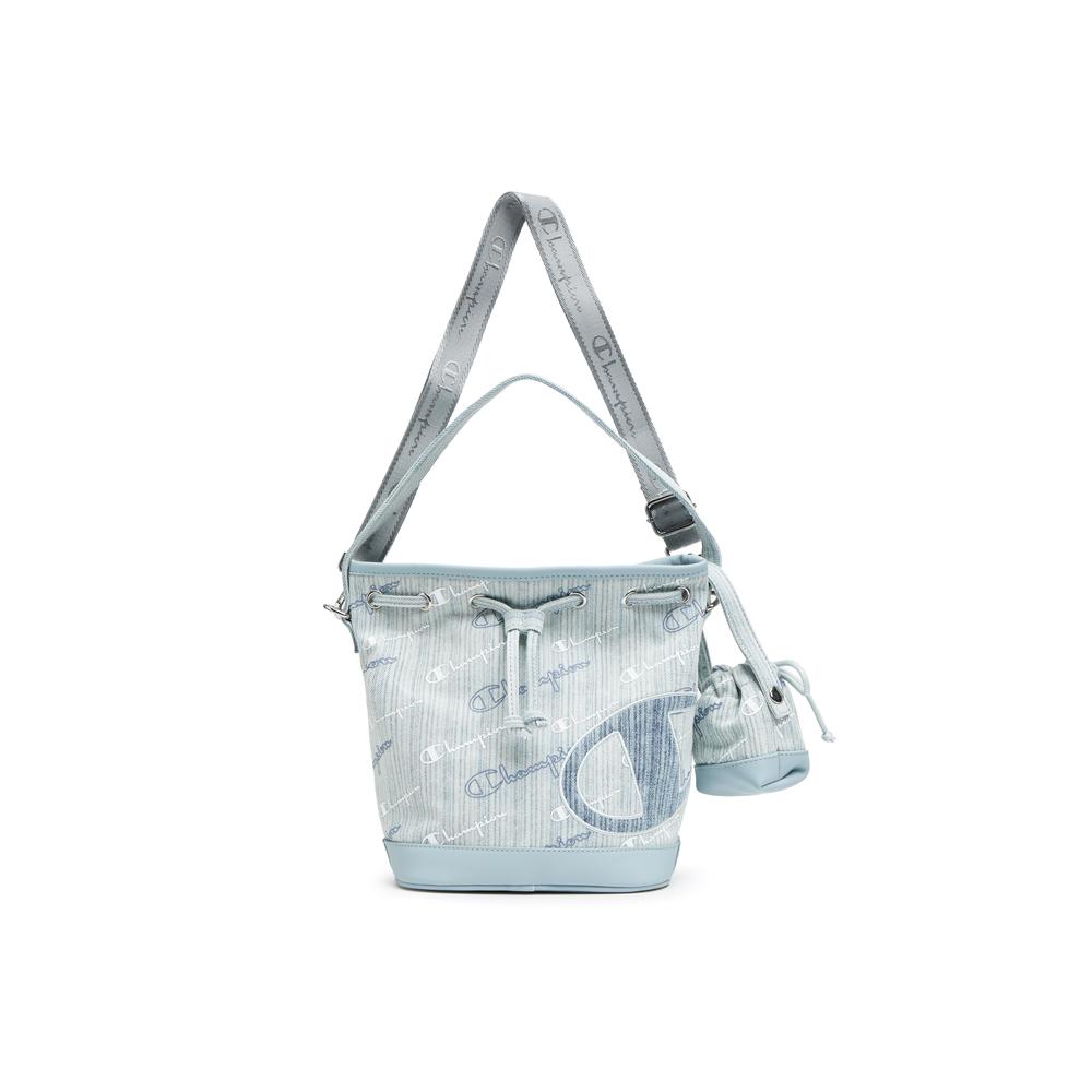 

Champion Monogram Bucket Bag Sport Trendy Casual Simple Fabric And Faux Leather Backpack Shoulder Bag Regular Women Bags U5BACPU40 Dark Blue Denim
