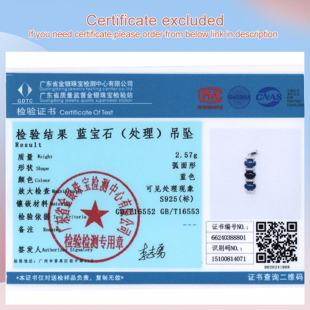 925 Silver September Birthstone Natural Filled Glass Sapphire Earrings Light Luxury Precious Lady Anniversary Jewelry Gift