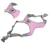 Pet Leash Vest Reflective Harness Adjustable Breathable Cat Dog Outdoor Walking StrapPink XS