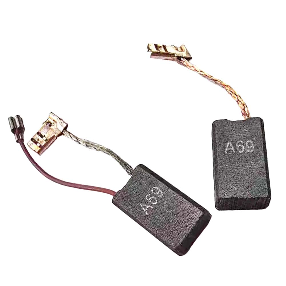 Replacement Carbon Brushes 2pcs for Bosch For 1617014144 1617014135 A69 6 3x12 5x23mm for GSH 5E Power Tool Motor Maintenance