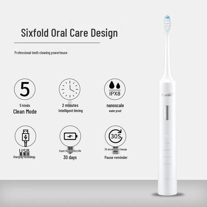 Yaboshi Smart PRO-X Sonic Electric Toothbrush