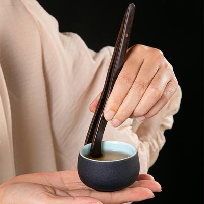 5-teiliges Teezeremonie-Zubehörset, hitzebeständig, rutschfest, aus Holz, praktisch, chinesischer Gongfu-Teelöffel, Teezange, Nadelset, Teestube-Zubehör