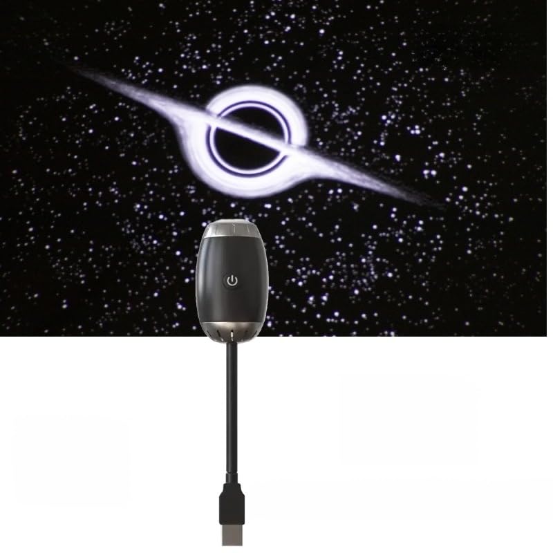 

Maplefea USB Rechargeable Car Starry Sky Projector, Planetarium, High-Brightness LED, Wide Angle Adjustable, 5V Instant Plug-in, for Car Camping, Bedr