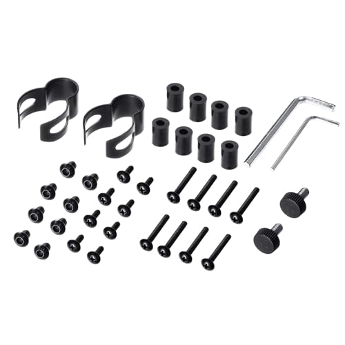 Sanwa Supply Dual Monitor Arm (Top and Bottom, Dual Screens) CR-LAC211BK