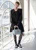 Yahnsisi Suede Bowling Bag - Baby Blue