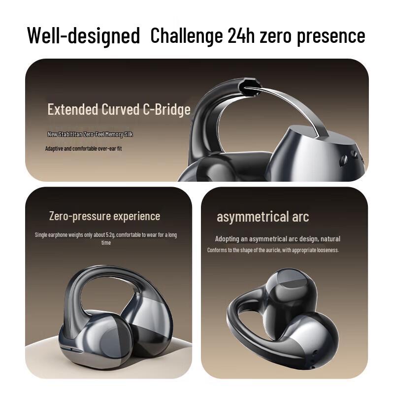 Newman LY81 Open-Ear Bone Conduction Bluetooth Earphones